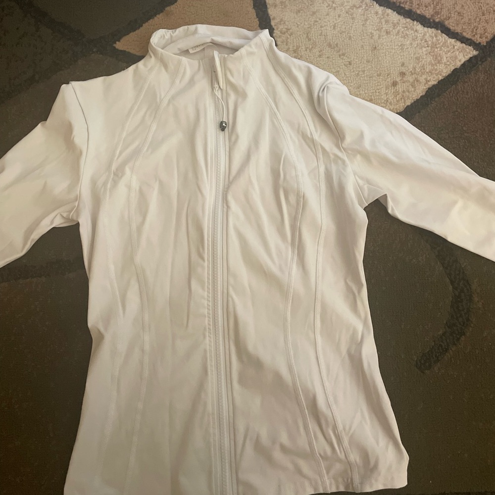 White Zip-Up Jacket
